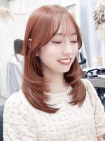 ジィルム(XELM)&nbsp;レイヤーカットオレンジカラー【高崎/高崎駅/高崎駅西口】