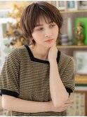 外国人風ウルフナチュラルマッシュショートh3志木20代30代40代