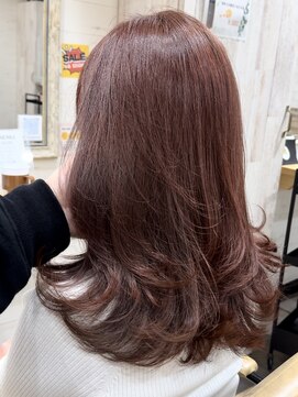 スカイ(SKY) 透明感カラー/髪質改善/縮毛矯正/韓国風レイヤーカット