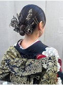 成人式アップ/結婚式アレンジ/お呼ばれヘア