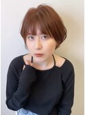 暖色カラーのショートヘア☆
