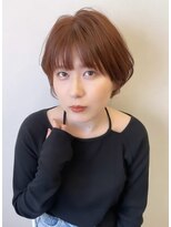 ハナ ビューティーヘアー(hana.) 暖色カラーのショートヘア☆