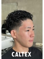 カルテックス(CALTEX)&nbsp;オールバックパーマスタイル