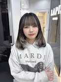 デザインカラー/前髪インナーカラー