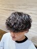 【シャドウパーマ】カット＋波巻きツイストスパイラルパーマ￥12000