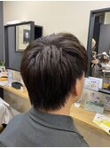 ナチュラルブラウン×メンズカット【アルター鎌取店 今吉】