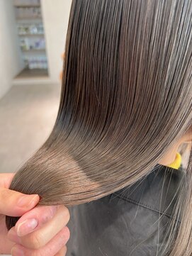 エント エクラート 川越東口店(ento.ECLART) ブリーチなしダブルカラー◆アッシュベージュ