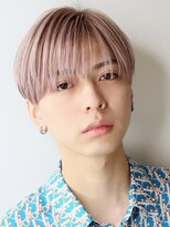 アズ ワン(AS ONE)&nbsp;シースルーマッシュ韓国ヘアカルマパーマ韓国マッシュ黒髪