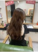 柔らかく透けるミルクティーベージュ