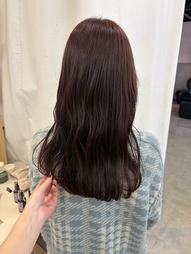 アマーク(a mark) 【住野 桃香】ブリーチなしダブルカラーで作るピンクブラウン