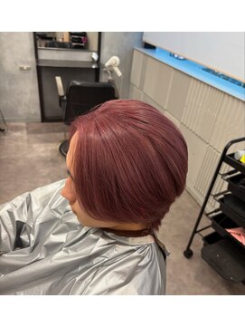 エイト 池袋店(EIGHT ikebukuro) ピンクベージュ/ケアブリーチ/ハイトーンメンズ