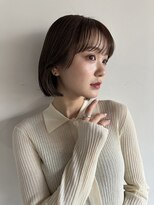 POCKET郡山安積店 ショートカットレイヤーカット髪質改善縮毛矯正【4月1日OPEN予定】&nbsp;ミニボブ×髪質改善カラー