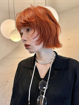 ラッドルーム(LAD ROOM.) ウルフボブ/レイヤーボブ/オレンジカラー/オレンジベージュ