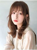前髪ワンカールデジタルパーマ艶感エアリーカール#295g0420
