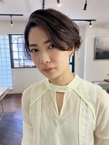 ファイブシーン アオヤマ(5SCENE AOYAMA)&nbsp;大人の前髪長め丸みショートヘア