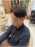 大人男性のかきあげスタイル