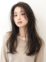 ミロア 薬院(miroa) アッシュカラー 顔周りレイヤー 20代 レイヤーカット