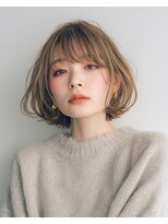 バッバ(babba.) 透明感ヘーゼルベージュ×ふんわりボブレングス