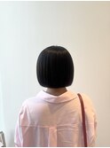 ヘアドネーション（切りっぱなしボブ）