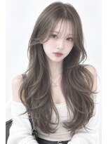 アース 都城川東店(HAIR & MAKE EARTH)&nbsp;オリーブグレージュ×韓国風ハッシュカット