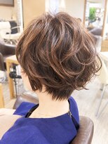 髪質改善サロン WE BE PARSLEY atre 川越店【ウィービーパセリアトレ】&nbsp;ふんわり丸みショートパーマ