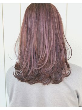 ヘアーサロン リアン 熊谷2号店(hair salon Rien) #ピンク＃ゆるふわ