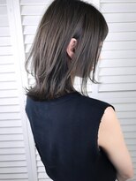 アリー 原宿 表参道(ALLY)&nbsp;【ALLY】ブリーチなし◎アッシュグレージュ/レイヤーボブ