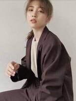 エイチ 梅田(H)&nbsp;ヘルシーベージュレイヤーカットウルフカット20代30代40代前髪