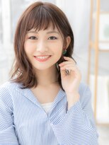 モッズヘア 上尾西口店(mod's hair) ■カシスブラウンくせ毛風くびれミディ111-4★上尾20代30代40代!