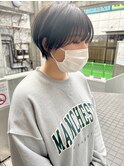 *滝田*顔まわり小顔丸みショートボブ20代30代40代グレージュ人気