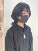 ウルフミディアム×インナーカラー