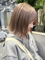 サンクプロジェクト(cinq PROJECT)&nbsp;ダブルカラーインナーカラーミルクティーベージュローライト韓国