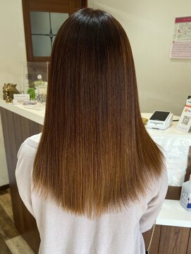 美容室 プラセル(Plaser) プレミアム酸性ストレート＋カット＋カラー