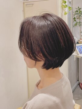 ヘア アンド スパ エジェリ プリム(hair&spa egerie prime) 丸みショート/ワンランク上の白髪染め/30代/40代/50代