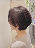 丸みショート/ワンランク上の白髪染め/30代/40代/50代