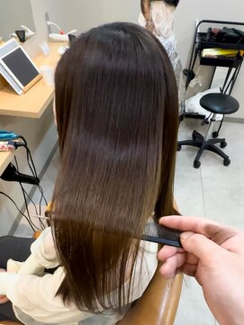 テトテ 三宮店(Tetote) 【tetote山口のサロンスタイル】艶髪ストレート/矯正系髪質改善