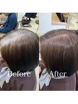 アッシュ 下丸子店(Ash)&nbsp;脱白髪染めで作るディープアッシュ