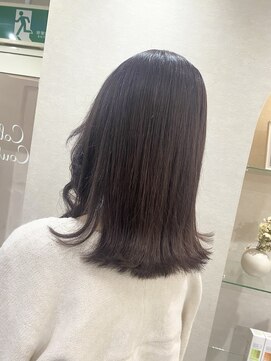 カラークチュール(Color Couture) ショコラアッシュ/ストレートパーマ/ふんわりカール/色っぽボブ