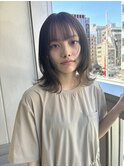 透明感カラーのボブウルフ☆
