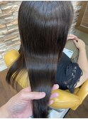 美髪ストレート/艶髪/髪質改善/縮毛矯正/セミロング/船橋