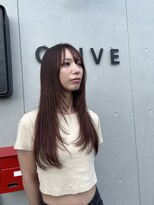 オリーブ(OLIVE)&nbsp;顔周りレイヤースタイル