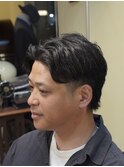 ナチュラルパート×マレットスタイル