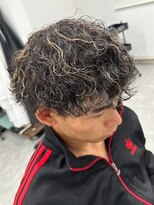 フゥ 宇都宮(FeU) 波巻きパーマメンズパーマメンズヘアツーブロックツイストパーマ