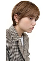 ゴカン バイ ジル ブラン 名古屋(Gokan by JIL BLAN)&nbsp;ハイライトバレイヤージュダブルカラーショートカット30代40代