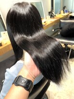 ナチュラル ヘアーデザイニング(Natural hair designing) 艶々ブラックカラー☆  @anju_takei