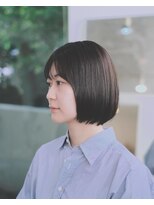 スイ(sui)&nbsp;【sui hair studio 富塚町】暗めブラウン　前上がりショート