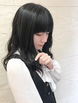ルシア(LUCIA) ナチュラル/ミディアム/セミロング/巻き髪好き黒髪/朝霞