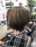 白髪染め+カット　　￥8800