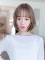 ぷつっとボブ/20代30代大人かわいい/顔周りレイヤー
