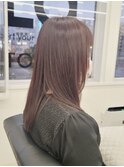 ロング/ピンクブラウン